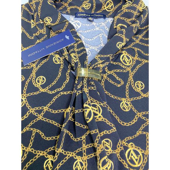 Adrienne Vittadini Women's Extra Large Top Black and Gold New With Tag - Picture 7 of 7